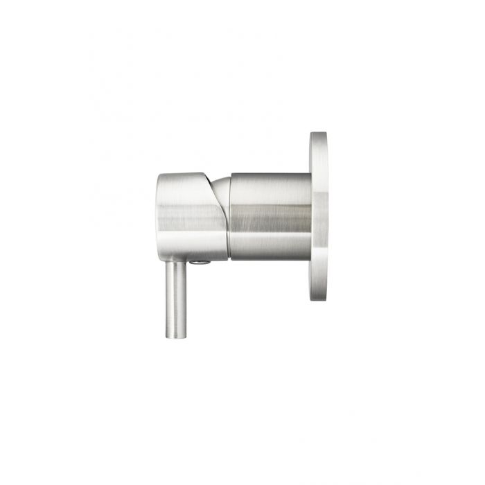 Meir Round Wall Mixer Short Pin Lever Brushed Nickel