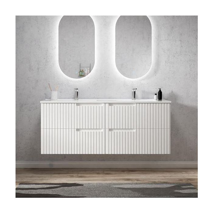 Otti 1500mm Noosa Matte White Vanity