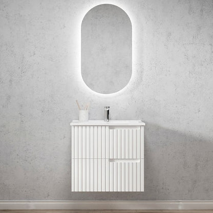 Otti 600mm Noosa CABINET ONLY Matte White