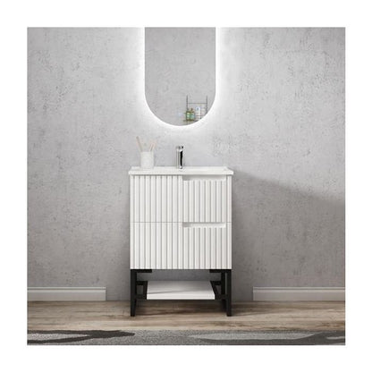 Otti 600mm Noosa CABINET ONLY Matte White