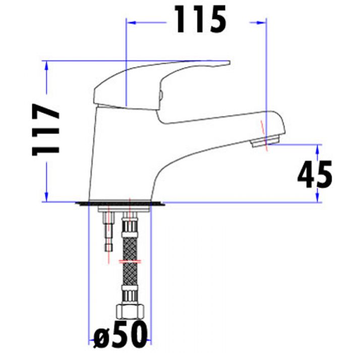Acl Mina Basin Mixer