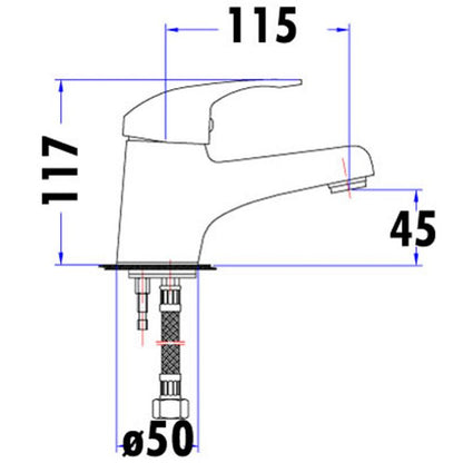 Acl Mina Basin Mixer