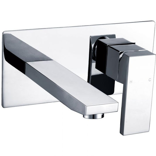 Acl Rosa Wall Combination Mixer Chrome