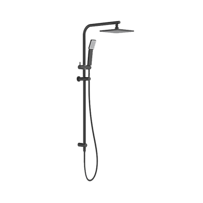Abey Gareth Ashton Arch Rail and Shower Two In One Shower System - Black