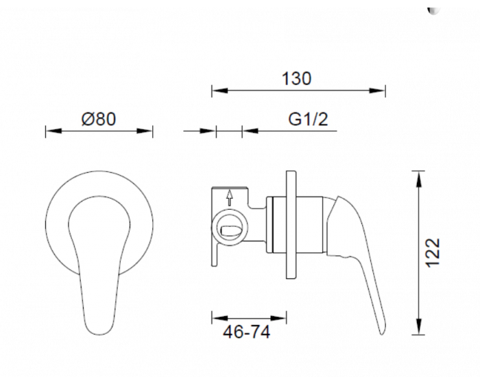 Abey Gareth Ashton MixMaster Shower Mixer
