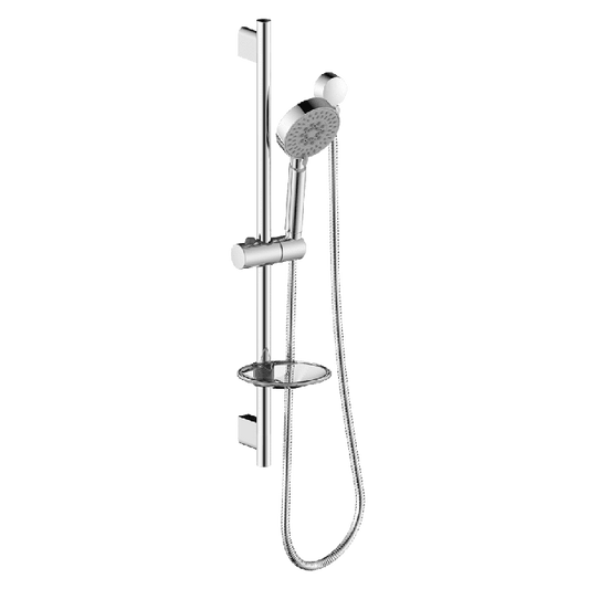 Abey Gareth Ashton ABS Round Rail Shower 5 Function - Chrome