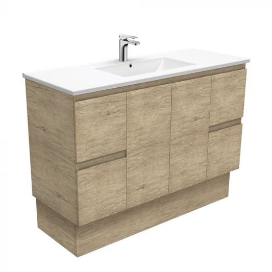 Fienza Dolce Edge 1200mm Scandi Oak Vanity On Kickboard