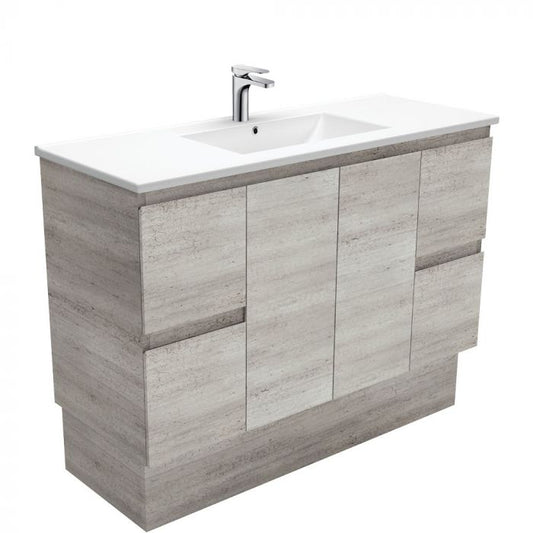 Fienza Dolce Edge 1200mm Industrial Vanity On Kickboard