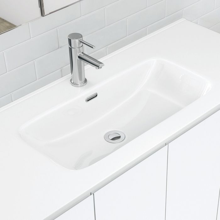 Fienza 750mm Joli Amato Double Draw Kickboard Vanity - Scandi Oak