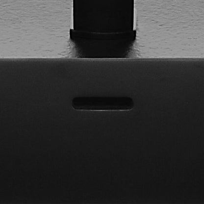 Fienza 750mm Montana Amato Double Draw Wall Hung Vanity - Satin Black Side Panels