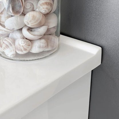 Fienza 900mm Vanessa Top With Fingerpull Cabinet Wall Hung - Satin White